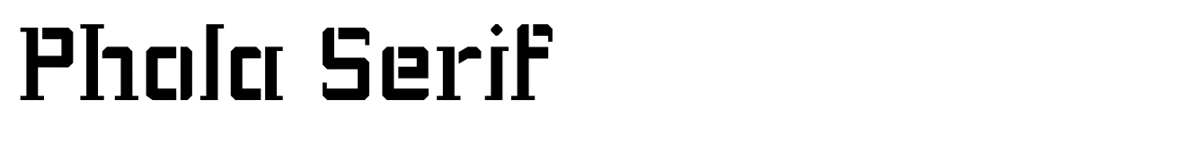 Phola Serif